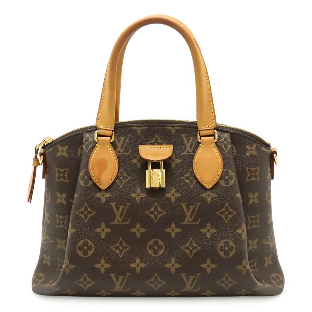 LOUIS VUITTON Monogram Rivoli Handbag Tote Bag Shoulder Strap